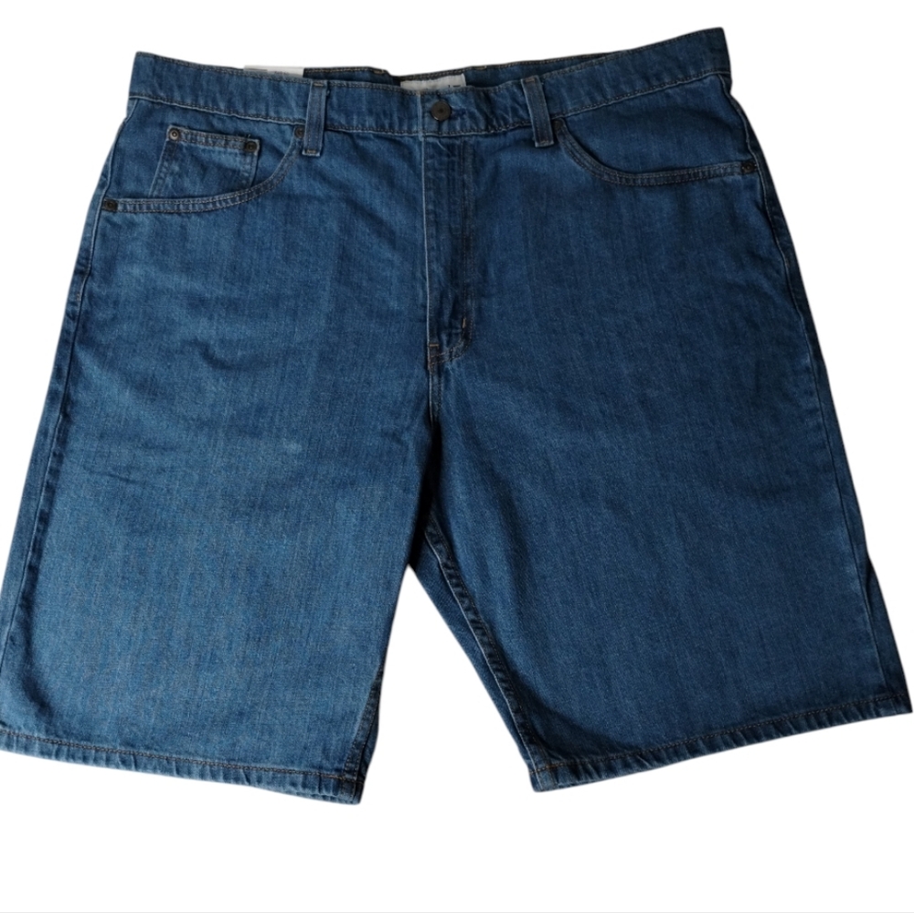 Saddlebred Men's Comfort Flex Classic Blue Jean Shorts Size 40W